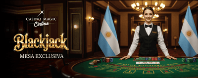 Mesa de Blackjack profesional con cartas y fichas